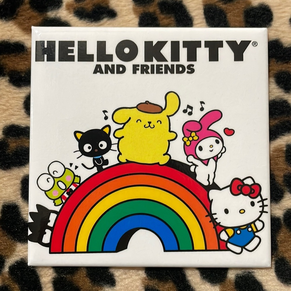 2023 HELLO KITTY And Friends Rainbow Fridge Magnet Sanrio My Melody Kawaii Music